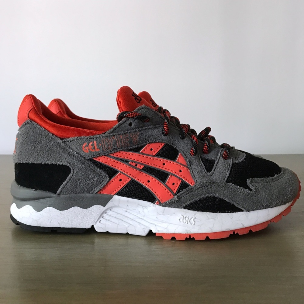NEW Asics Gel Lyte V Signal Orange Kids Sneakers
